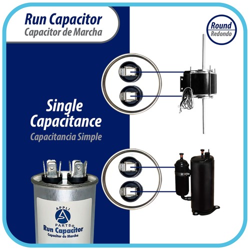 Appli Parts Run Capacitor for ac 35 Mfd uF (microfarads) 370 VAC or 450 VAC CBB6 - Picture 4 of 8