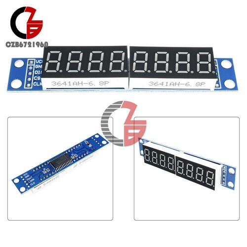 Black/Red/Blue Board 8-Digit Tube MAX7219 LED Display for Arduino Raspberry Pi - Picture 13 of 23