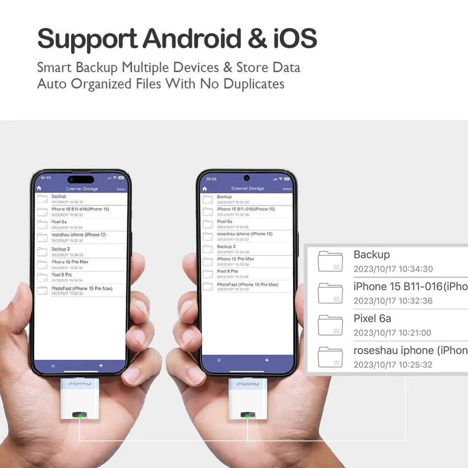 PhotoCube PD Plus PD+, Smart Auto Photo & Video Backup, The Photo Stick, Flas... - Image 4 of 4