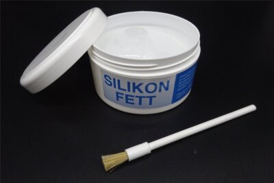 200ml Silikonfett + Pinsel für Kaffeevollautomaten Brühgruppe Dichtung