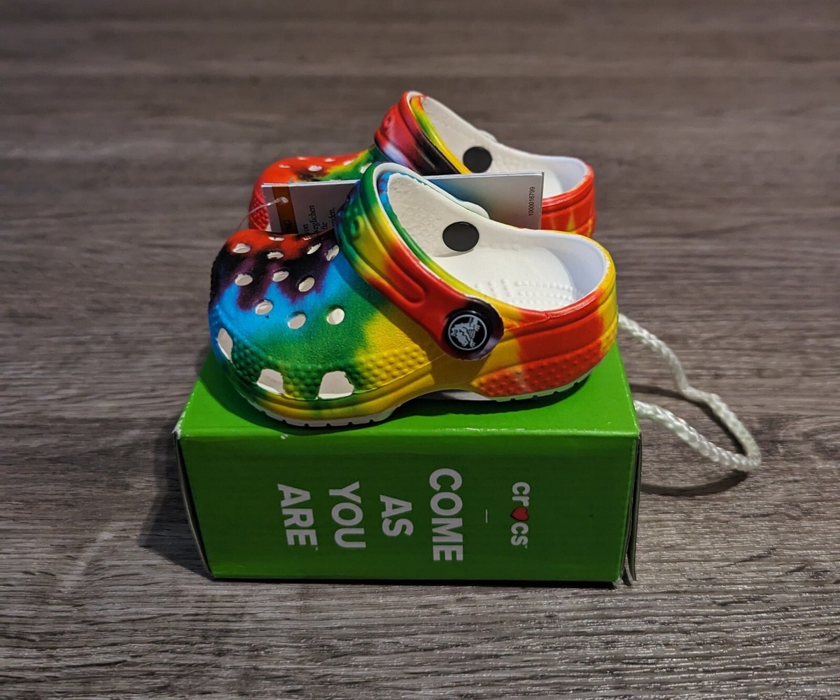 Infant/Baby Size 2/3 - CROCS Littles Graphic Clogs Shoes Tie Dye