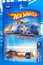 Hot Wheels 2005 First Editions Torpedoes #45 Blastous Grey & White w/ 5SPs