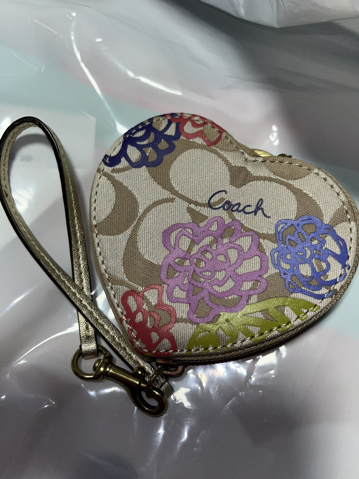 Coach Poppy Flower Daisy Heart coin Purse 평창군관광협의회, 뉴