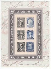 2016 US SC 5079 A-F The Classics, Forever Stamps - Sheet of 6, S/A Fresh
