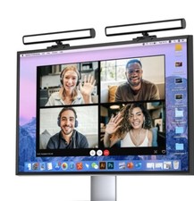 Video Conference Lighting, Webcam Monitor Light Bar Over Computer, LED Laptop...