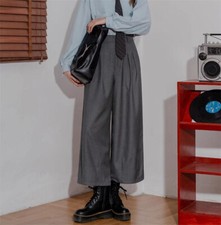 Japanese Style women Street Wide-Leg Pants Trouser Casual