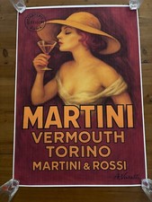 Poster Vintage Martini 70x100 cm – Stile Dudovich – Stampa Artistica Italiana