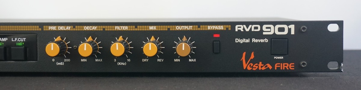 Vesta Fire RVD 901 Digital Reverb 1u Rack Mount Effects (Pre