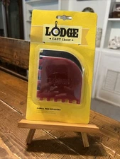 Lodge Pan Grill Grate Scrapers, 2 Handheld Polycarbonate Cast Iron Pan Cleaners
