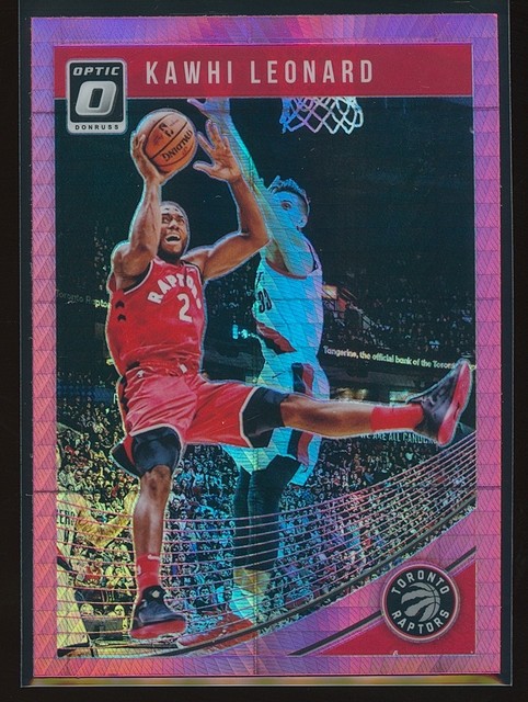 Kawhi Leonard 2018-19 Panini Donruss Optic Pink Hyper Prizm #121