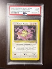 2000 Pokemon Black Star Team Rocket’s Meowth Pokemon League Promo #18 PSA 9