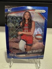 2025 Panini Prizm WNBA Blue Velocity Variation Kiki Iriafen RC Washington Mystic