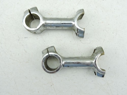 Vintage Brass Dog Bone 1” Handlebar Risers Flanders Harley Triumph ...