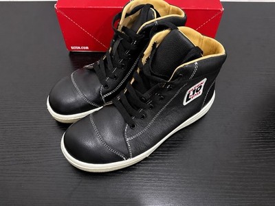 ELTEN Shadow Mid ESD S3 Safety Steel Toe Boots Size US 8 EU 41 Black Leather