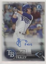 2016 Bowman Draft Chrome Pick Refractor 471/499 Jake Fraley #CDA-JF Auto tt7