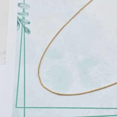 with Fine Link Design, XPNL0063 Delicate Rose Gold Plated Chain Necklace