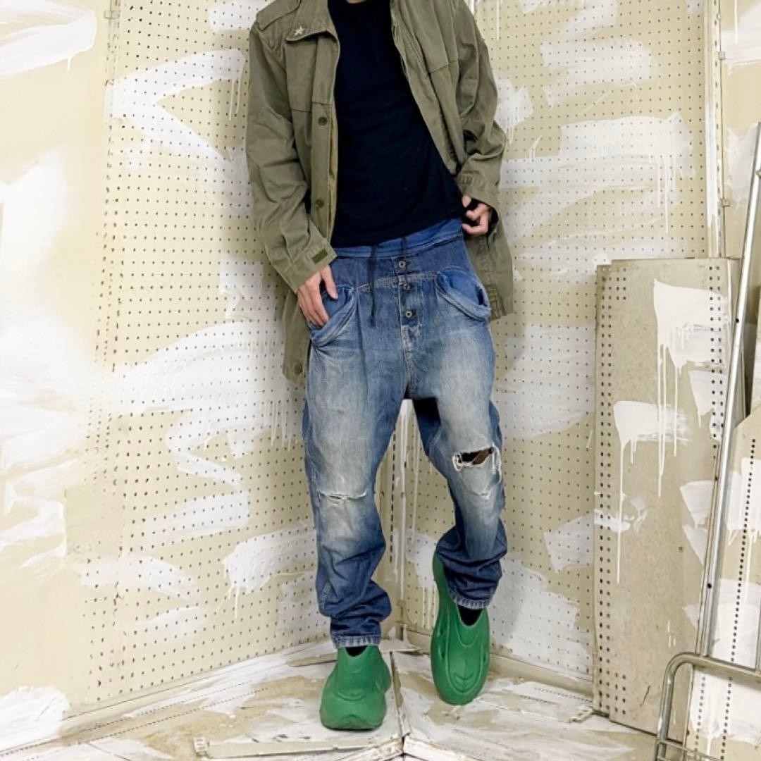 Kapital Capital Early 2000 Denim X Sweat Docking Pants thumbnail 6