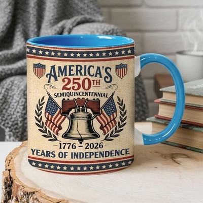 America's 250th Anniversary Mug-Semiquincentennial 1776-2026 Coffee Cup