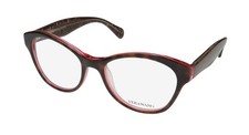 NEW VERA WANG V374 EYEGLASS FRAME KB 51-17-135 TORTOISE WOMENS FULL-RIM CAT EYE