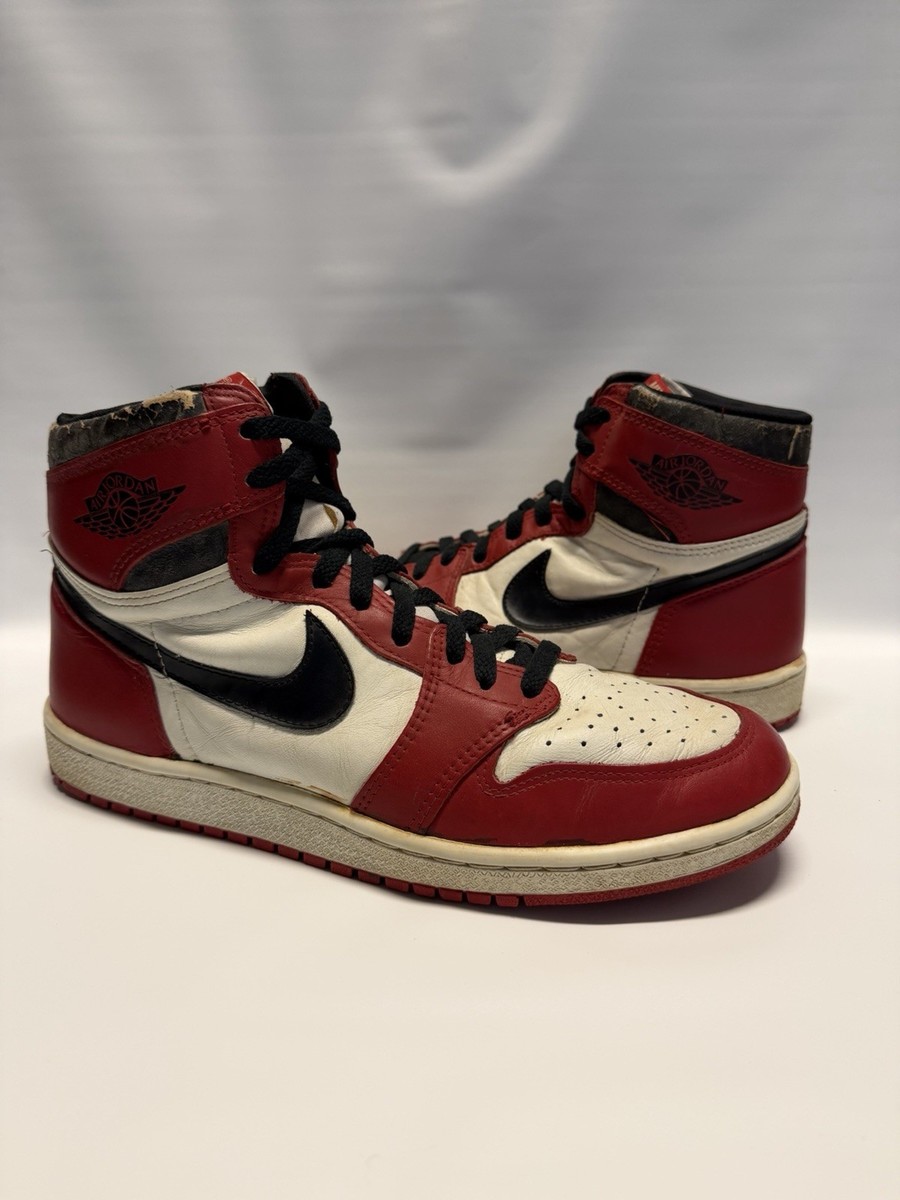 ナイキ　ジョーダン1 シカゴ　1985 Made in　korea Size 12 - Nike Air Jordan 1 High OG 1985 Vintage Original 80's