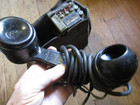 Vintage EE-8 War Time Field Phone Canvas Bag Reciever Strap Very Nice! — photo 2