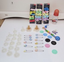 Baby Items, Bottle, Vintage Diaper Pins, Wee Thumbie, Heimess Pacifier Holder, 