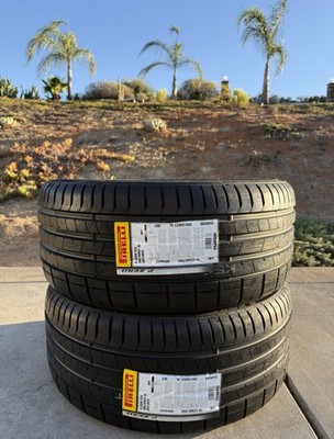 Set of 2 BRAND NEW 265/30R21 96Y Pirelli P Zero PZ4 Sport Noise Canceling Tires