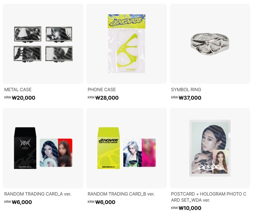 Presale] aespa WEEK - MAKE IT LEMONADE Official Merch. | eBay