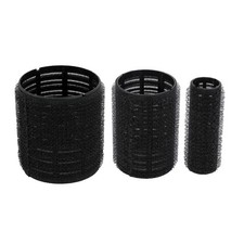 New 6pcs Hair Roller Set Self Grip Heatless Hairs Curler Different Size No Heat