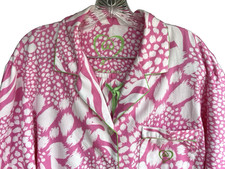 New Victoria  s Secret Pink Animal Print Flannel 2-Piece Pajama Lounge Set M