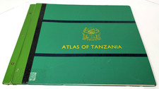 Impressive 1976 Atlas of Tanzania 2nd Ed Oversize Maps Amoco Library Vintage