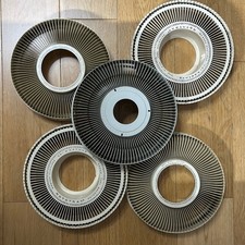 Lot of 5 - Vintage Sawyer's Rotary 100 Slide Tray Carousels