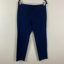 J Jill Pure Indigo Slim Leg Pull On Pants Size Petite Small PS Blue