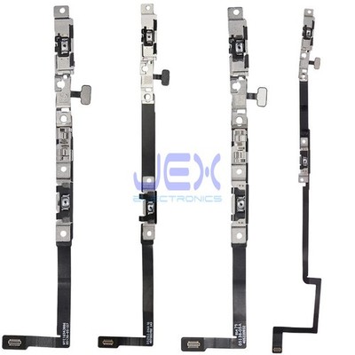 Power Side Camera Button Flex Cable With Metal Brackets for Iphone 16 Series