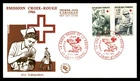 Mayfairstamps France FDC 1966 Helping Patients Red Cross Combo First Day Cover a
