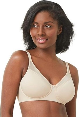 Bali 34DD One Smooth U Ultra Light Illusion Neckline Underwire Bra Style DF3440