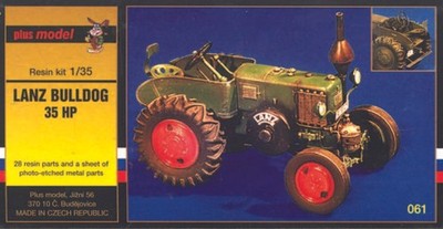 Plus Model 61 - 1:35 Resin Bausatz Lanz Bulldog 3D HP