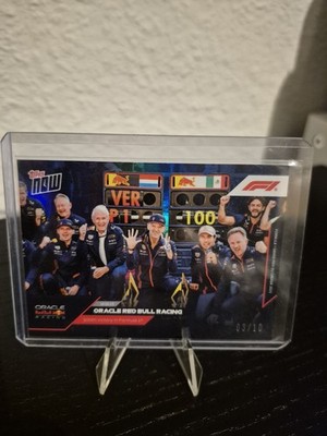 Oracle Red Bull Racing Topps Now /10 Trading Card Verstappen