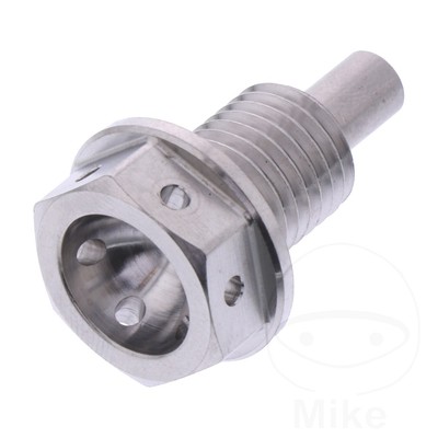 Ölablassschraube M12 x 1,50 mm titansilber passend für Honda VF 1000 1984-1986
