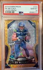 2019 Panini Prizm - Rookies DK Metcalf #343 Lazer Prizm (RC)