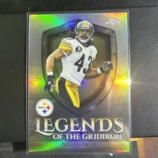 Topps 2025 Chrome Troy Polamalu #ACT-22 Refractor Football Steelers