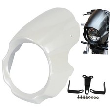 Motorcycle Front Windshield Fairing Cover Fits for Kawasaki Eliminator White