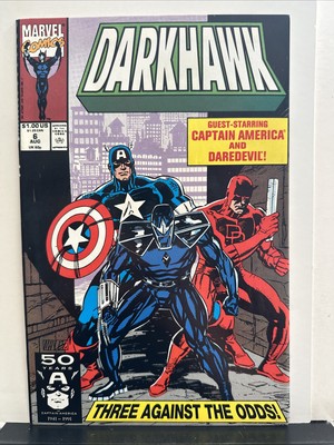 Darkhawk #6 (1992) starring Captain America & Daredevil, vs. U-Foes.
