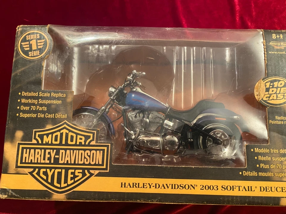 Ventage 1:10 ERTL 2003 HARLEY-DAVIDSON DEUCE MOTORCYCLE New Lot 197 - Image 4 of 4