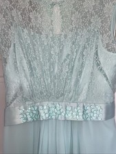 Bridesmaid Dress Size 18 Ice Blue