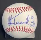 ALAN TRAMMELL ROMLB Signed BASEBALL  1984 World Series MVP Inscription Tigers