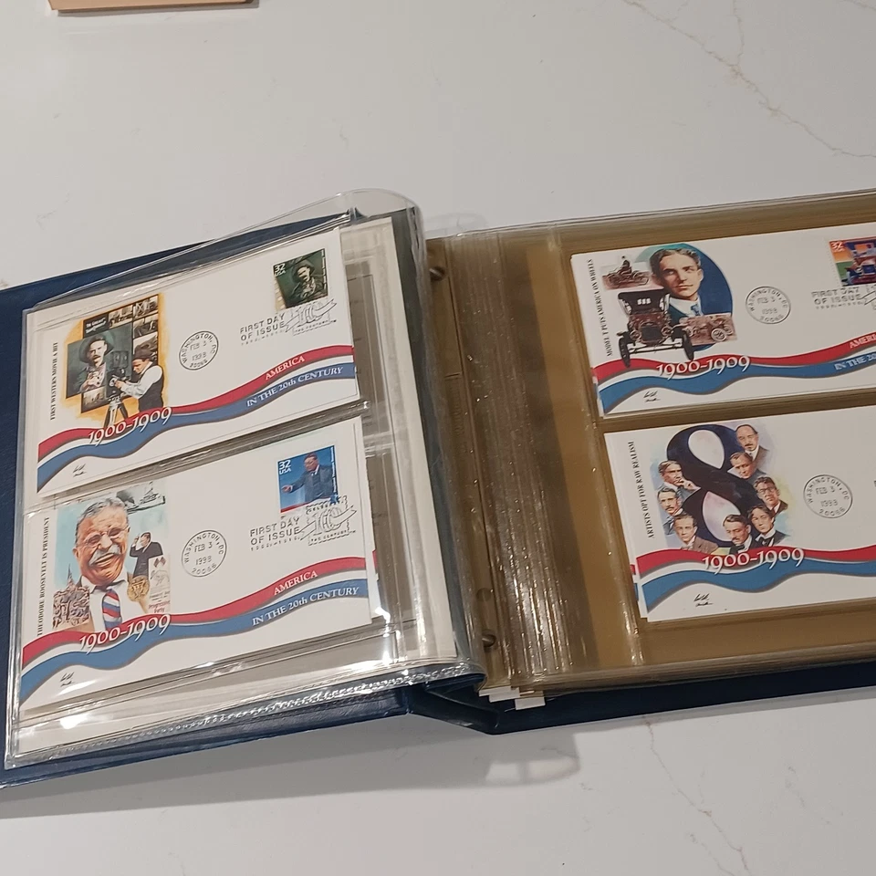 America In The 20th Century First Day Covers 1900-1939 & 1980-1999 90 Covers PO - Image 4 of 4