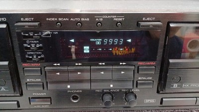 Kenwood KX-W8010 Double Cassette Deck Used Tested Japan | eBay