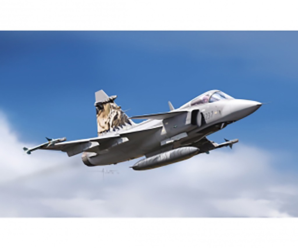 Italeri 1:72 JAS 39 GRIPEN Plastic Model Kit