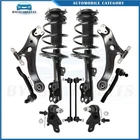 Front Struts Control Arm Sway Bar Tie Rod Ball Joint For 2012-2017 Toyota Camry